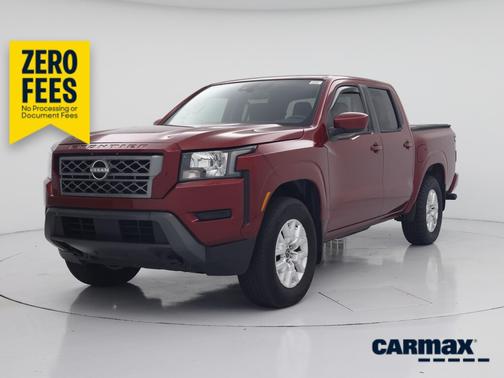 Burgundy 2022 Nissan Frontier SV