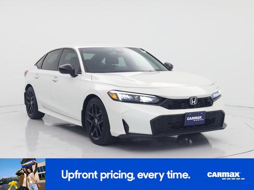 White 2025 Honda Civic Sport