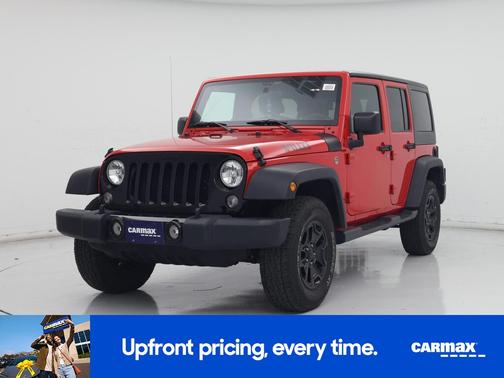 Red 2018 Jeep Wrangler Unlimited Willys Wheeler