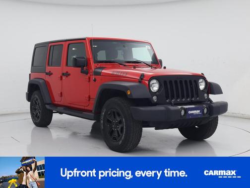Red 2018 Jeep Wrangler Unlimited Willys Wheeler
