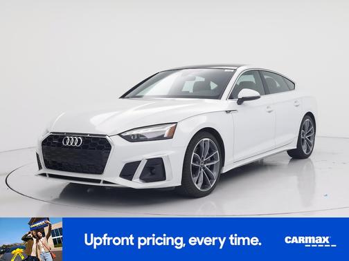White 2023 Audi A5 Sportback S-Line Premium