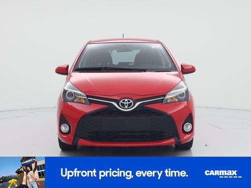 Red 2015 Toyota Yaris SE