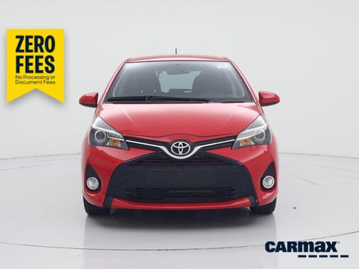 Red 2015 Toyota Yaris SE
