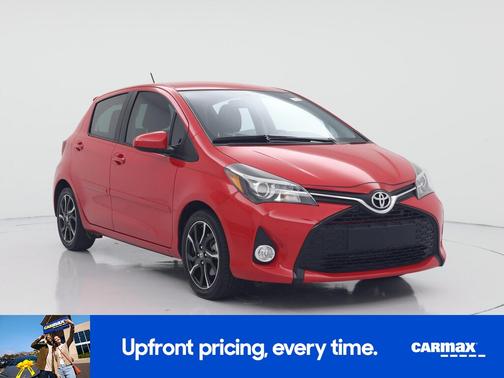 Red 2015 Toyota Yaris SE