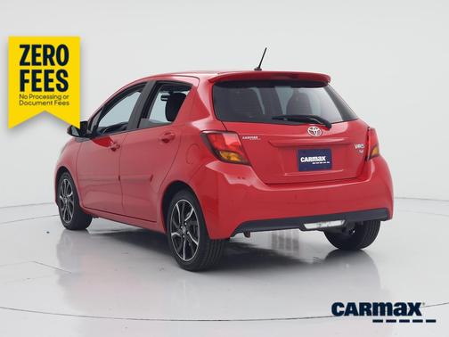 Red 2015 Toyota Yaris SE