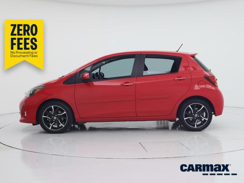 Red 2015 Toyota Yaris SE