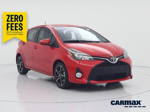 Red 2015 Toyota Yaris SE