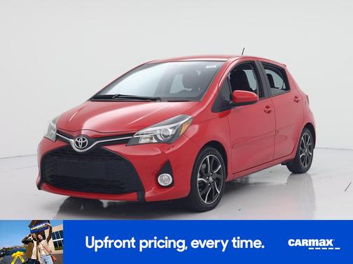 Red 2015 Toyota Yaris SE