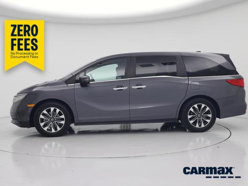Blue 2021 Honda Odyssey EX-L