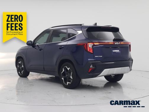 Blue 2025 Kia Seltos EX