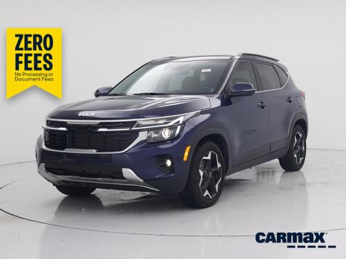 Blue 2025 Kia Seltos EX