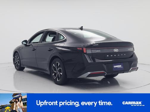 Black 2024 Hyundai SONATA SEL