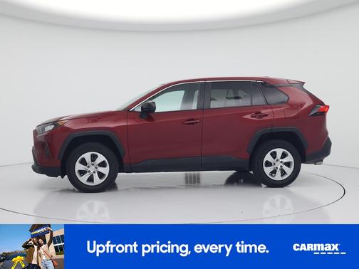 Red 2022 Toyota RAV4 LE