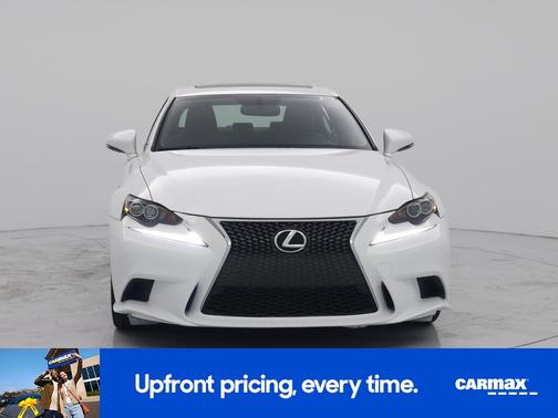 White 2015 Lexus IS 350