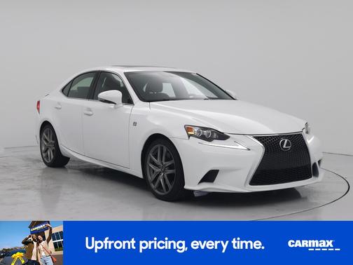 White 2015 Lexus IS 350