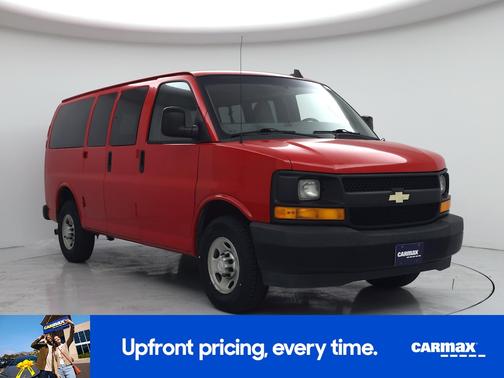 Red 2017 Chevrolet Express 2500 LS