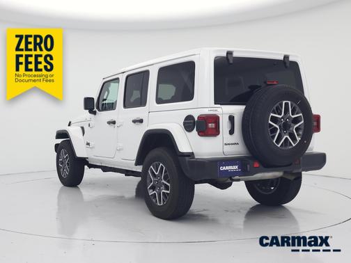 White 2025 Jeep Wrangler Sahara