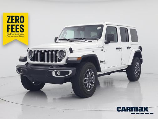 White 2025 Jeep Wrangler Sahara