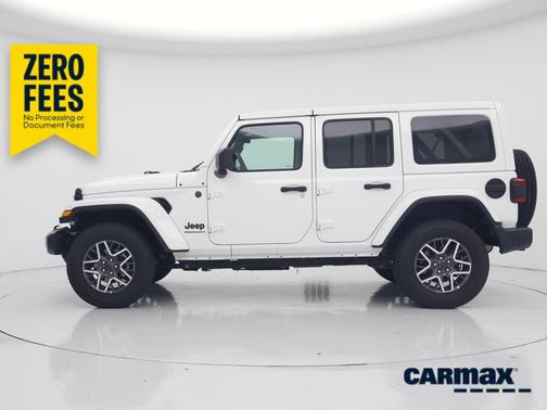 White 2025 Jeep Wrangler Sahara