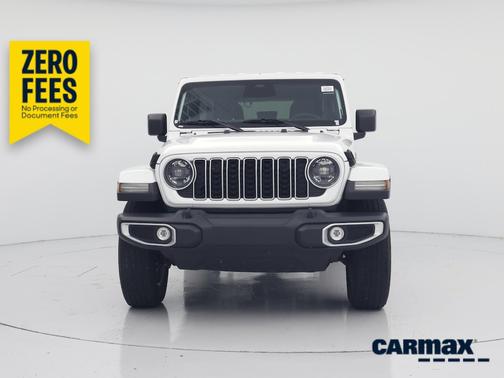 White 2025 Jeep Wrangler Sahara