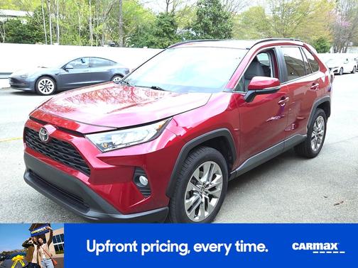 Red 2020 Toyota RAV4 XLE Premium