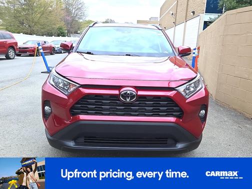 Red 2020 Toyota RAV4 XLE Premium