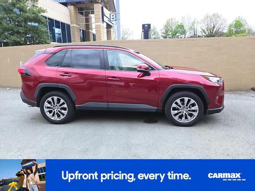 Red 2020 Toyota RAV4 XLE Premium