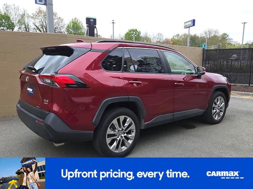 Red 2020 Toyota RAV4 XLE Premium
