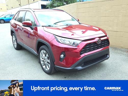 Red 2020 Toyota RAV4 XLE Premium
