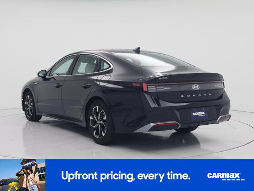 Black 2025 Hyundai SONATA SEL