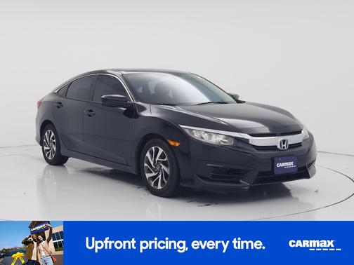 Black 2018 Honda Civic EX