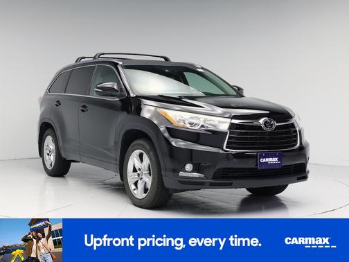 Black 2016 Toyota Highlander Limited Platinum