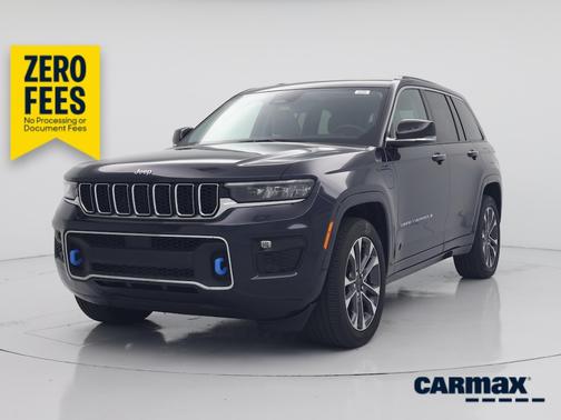 Blue 2022 Jeep Grand Cherokee 4xe Overland