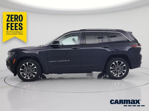 Blue 2022 Jeep Grand Cherokee 4xe Overland