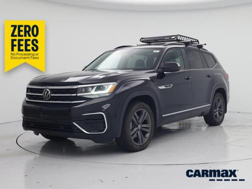 Black 2021 Volkswagen Atlas SE R-Line