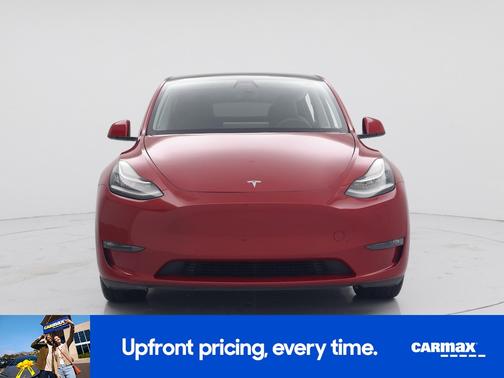 Red 2022 Tesla Model Y Long Range