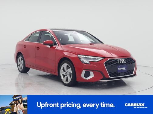 Red 2023 Audi A3 Premium