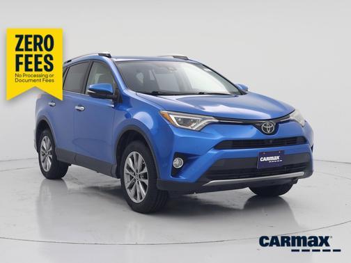 Blue 2016 Toyota RAV4 Limited