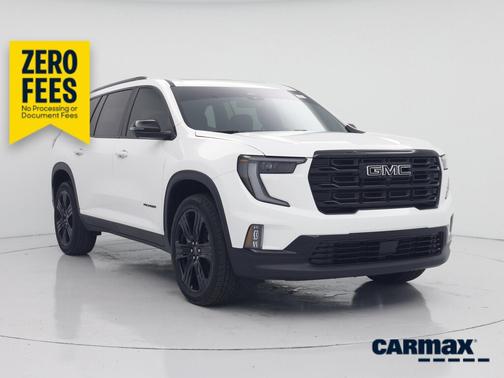 White 2025 GMC Acadia Elevation