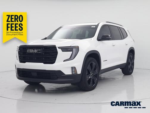 White 2025 GMC Acadia Elevation