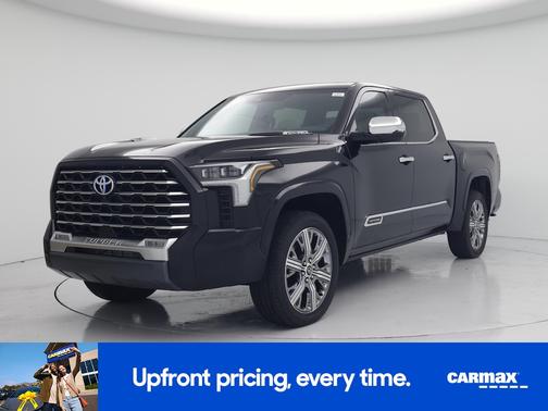 Black 2024 Toyota Tundra Hybrid Capstone