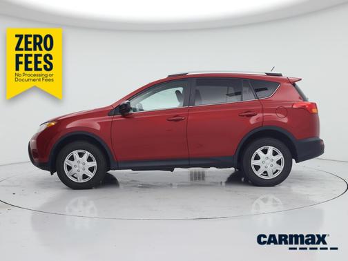 Red 2015 Toyota RAV4 LE