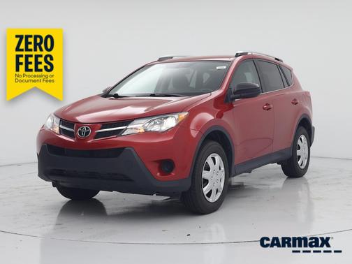 Red 2015 Toyota RAV4 LE