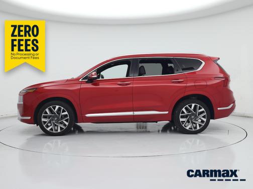Red 2023 Hyundai SANTA FE Calligraphy