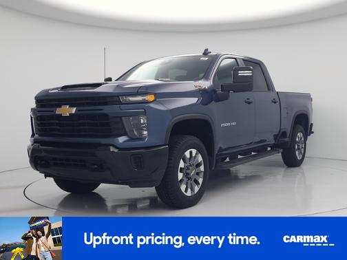 Blue 2024 Chevrolet Silverado 2500 Custom