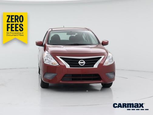 Red 2017 Nissan Versa SV