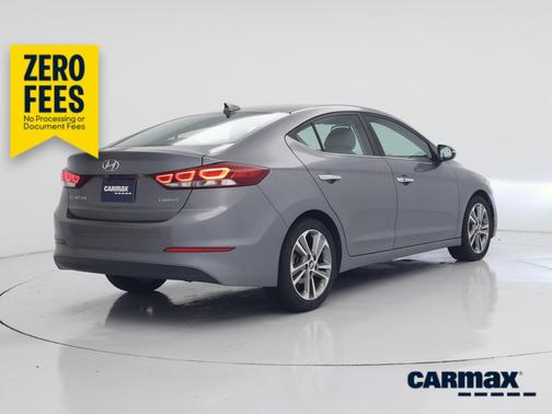 Gray 2017 Hyundai ELANTRA Limited