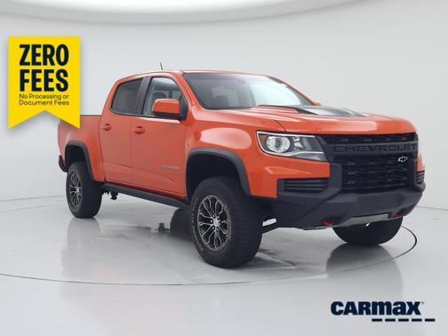Orange 2021 Chevrolet Colorado ZR2