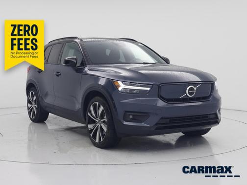 Blue 2022 Volvo XC40 Recharge Pure Electric P8 Twin Ultimate