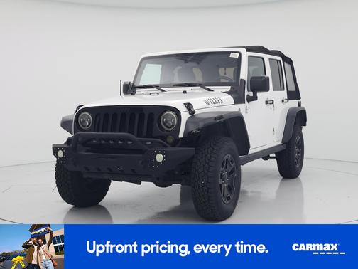 White 2016 Jeep Wrangler Unlimited Willys Wheeler